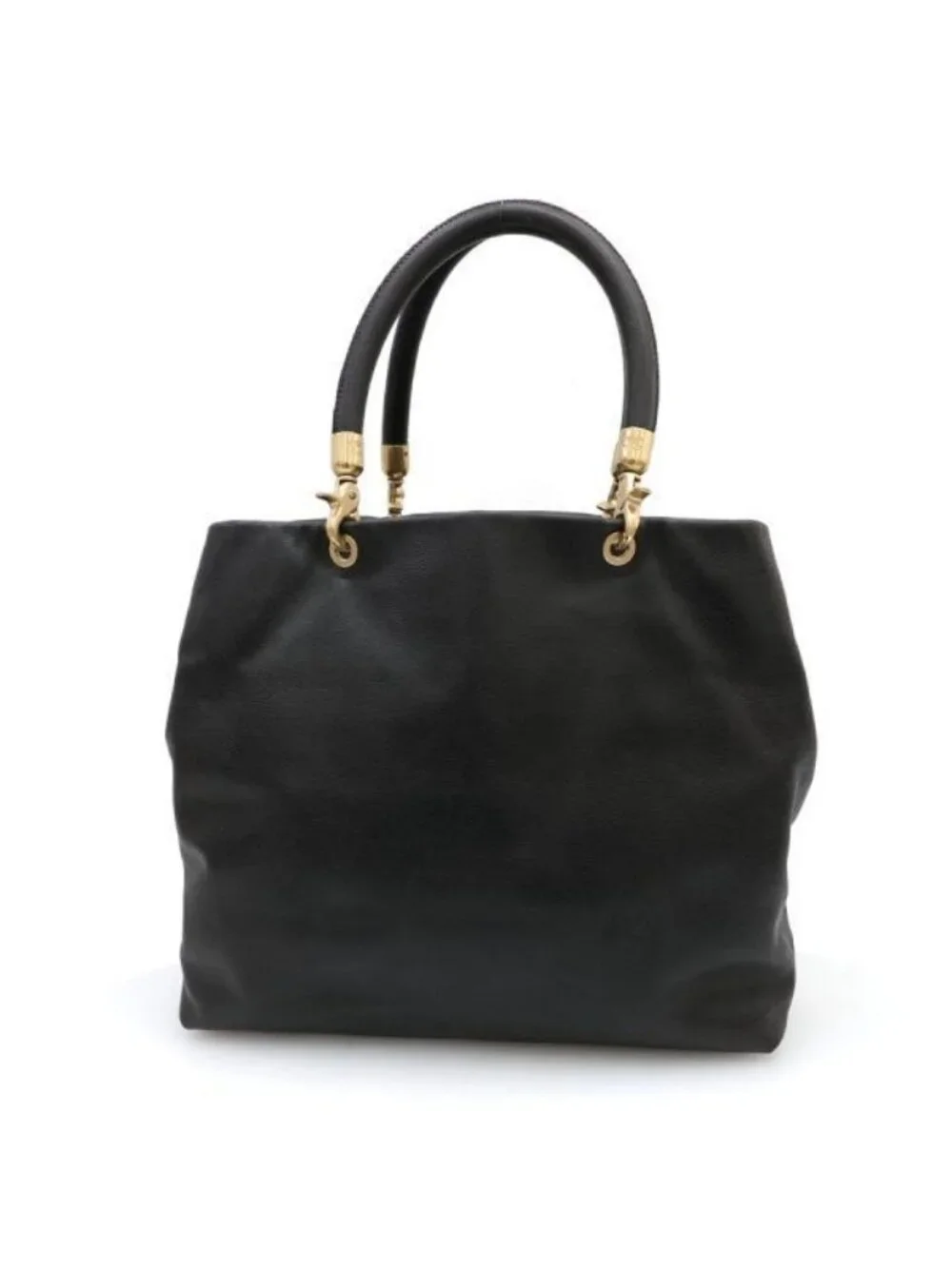 Chanel Caviar CC Logo Tote Bag